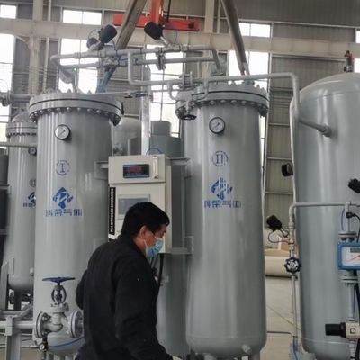 Büyük Kapasiteli PSA Temelli Azot Tesisi Bakır İşleme için PSA Gaz Jeneratörü