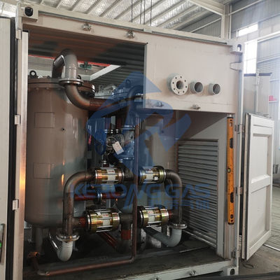20 fitlik konteyner % 90 saflıklı petrol ve gaz için azot gazı üretme makinesi