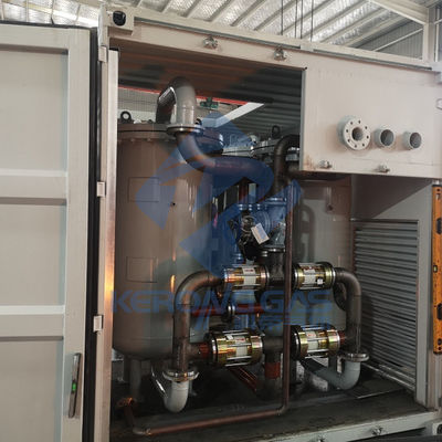 20ft Konteyner Azot Gazı Üretim Makinesi Düşük güç tüketimi