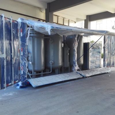 20 fitlik konteynerli, kapılı otomatik azot gazı üretim tesisi