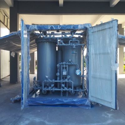 500SCFM ISO Nakliye Konteyneri Azot Gazı Üretim Tesisi Kurulum Gerekmiyor