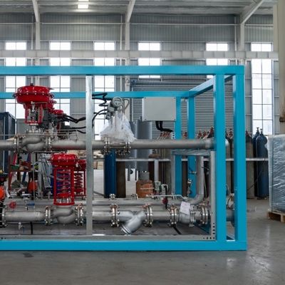 Çevrimiçi izleyici ve ayarlanabilir hidrojen ve azot gazı karıştırma ekipmanları