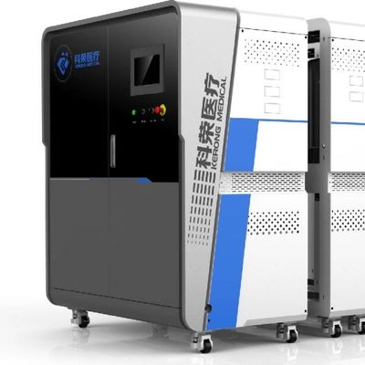 ISO13485 Sertifikalı Mini Skid Oksijen Üretim Makinesi Düşük Hava Tüketimi