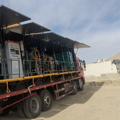Dizel hava kompresörü ile Mobil Membran Ayrımcılık Azot Jeneratörü