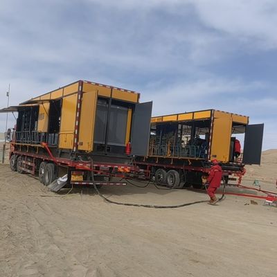 1000SCFM 95% Azot Saflığı Mobil Membran Ayrımcılık Azot Jeneratörü