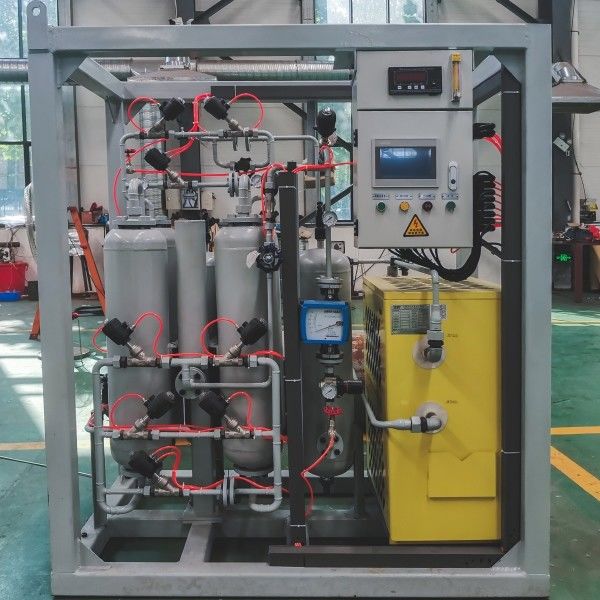 Kompakt Boyutlu Taşınabilir Inert Gaz Endüstriyel Gaz Kurutma Makinesi Yüksek Verimlilik