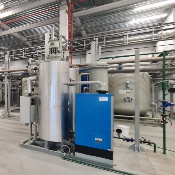 PSA Tipi 50NM3HR Demir ve Çelik için Yüksek Saflıklı Azot Gazı Üretme Makinesi