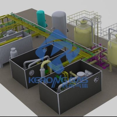 Kompakt VPSA Oksijen Jeneratörü Makinesi Oksijen Monitörüyle Kolay Kurulum