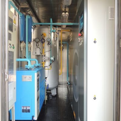 6KV Voltajlı ISO Konteyner Oksijen Monitörlü Azot Gazı Üretim Santrali