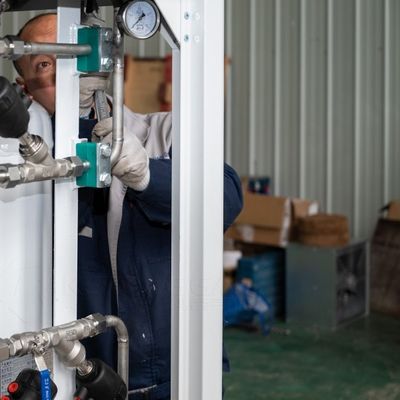 % 5 ~ % 35 Düzenlenebilir Hidrojen ve Azot Gaz Karıştırıcı Paslanmaz Çelik Malzemesi 10000Nm3/saat