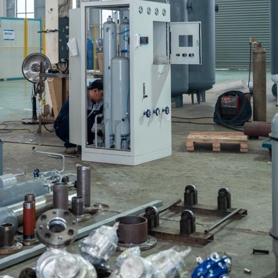 Paslanmaz Çelik Online Saflık İzle Azot ve Hidrojen Gaz Karıştırıcı 10Nm3/saat Kapasite